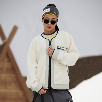 Chaqueta Unisex Phenix SP27 Diseño Logo Manga Raglán Cómoda de Forro Polar Simple PEBU2KT17 5