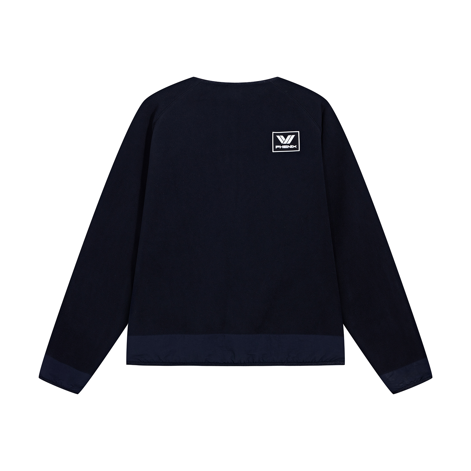 Lookbook Chaqueta Unisex Phenix SP27 Diseño Logo Manga Raglán Cómoda de Forro Polar Simple PEBU2KT17