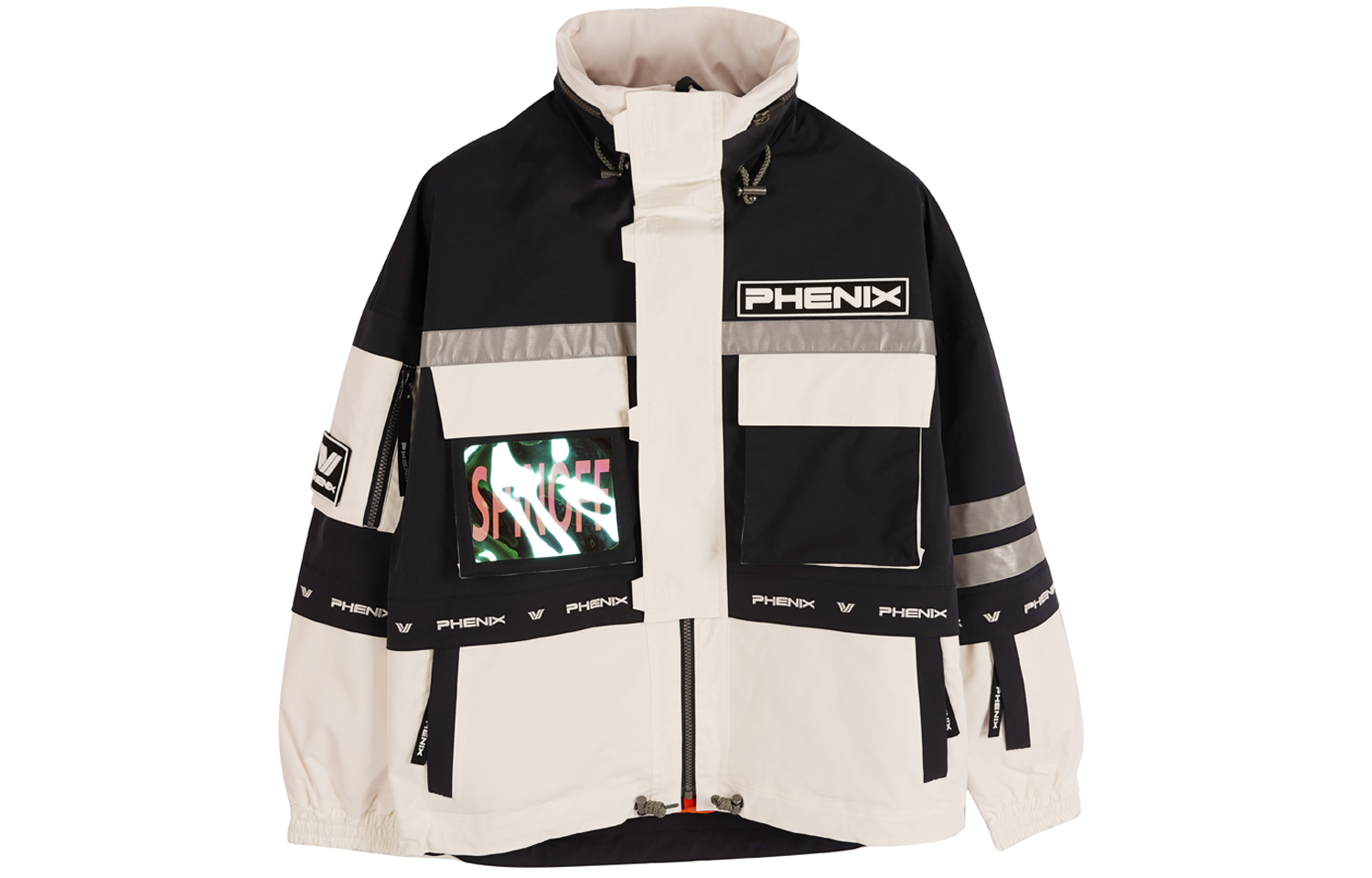 Order Phenix SP27 系列反光字母拼接滑雪外套 男女適用款. PCFU2OT26