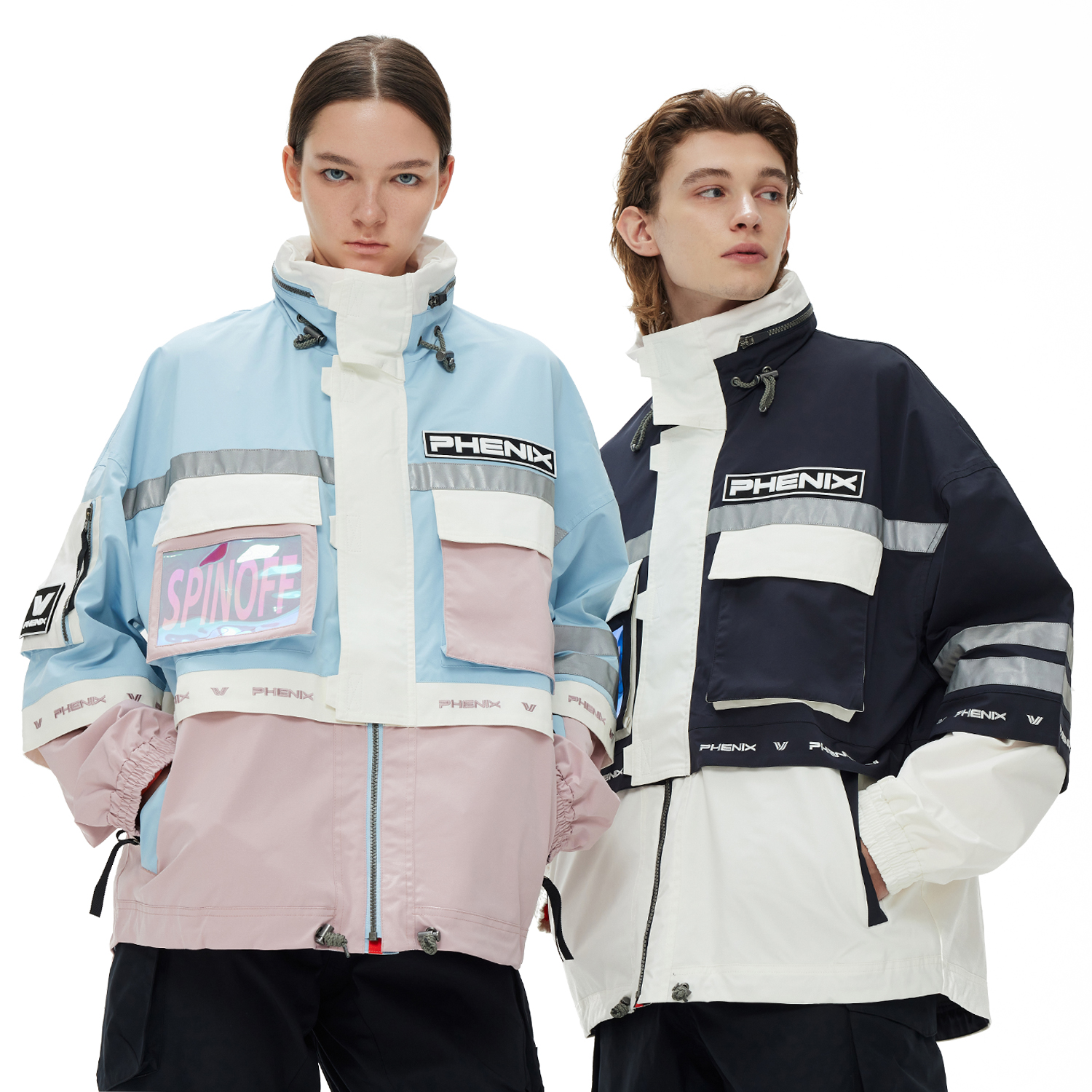 Sizing Phenix SP27 系列反光字母拼接滑雪外套 男女適用款. PCFU2OT26