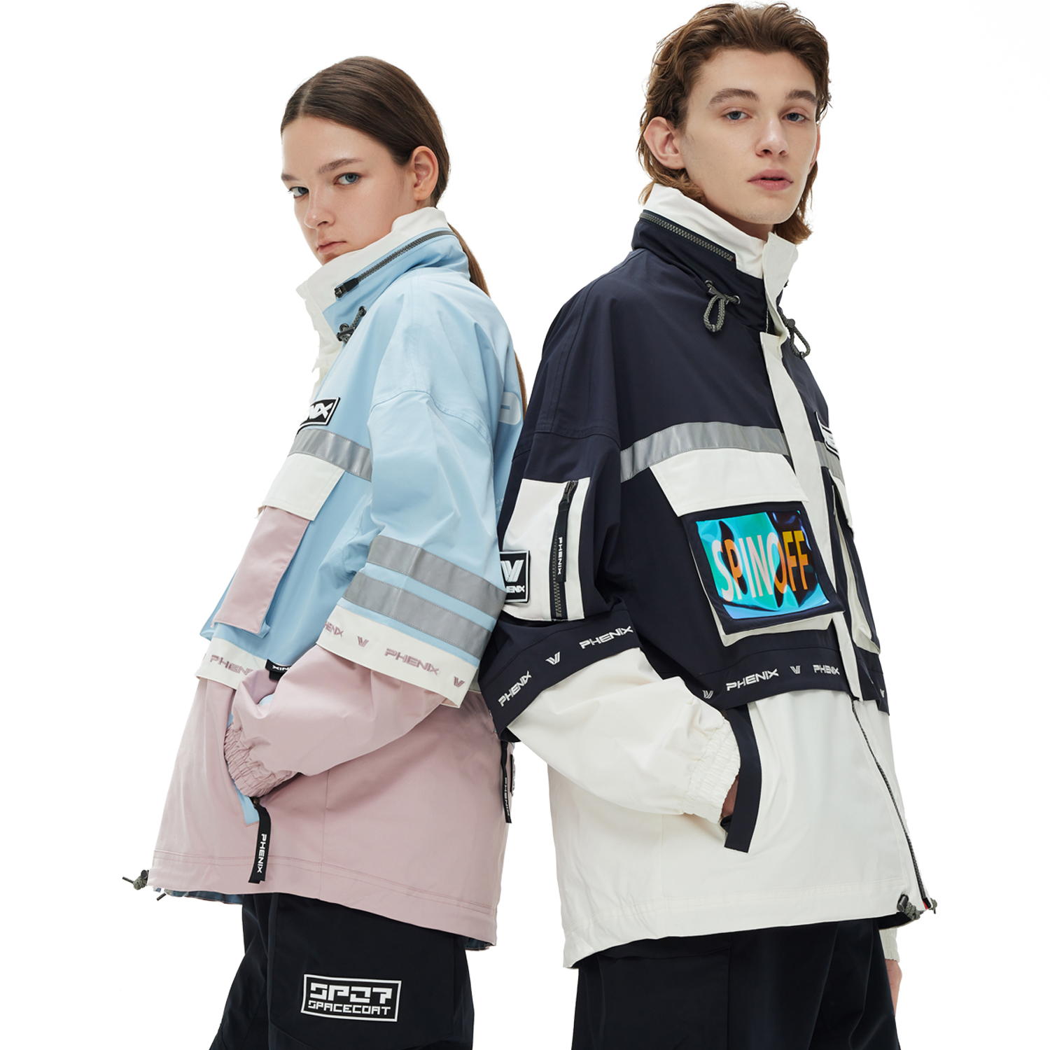 Cheap Phenix SP27 系列反光字母拼接滑雪外套 男女適用款. PCFU2OT26