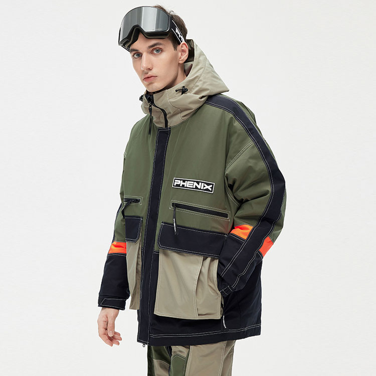 Purchase Phenix SP27 復古拼色標誌連帽滑雪外套 男女適用 PCFU2OT04