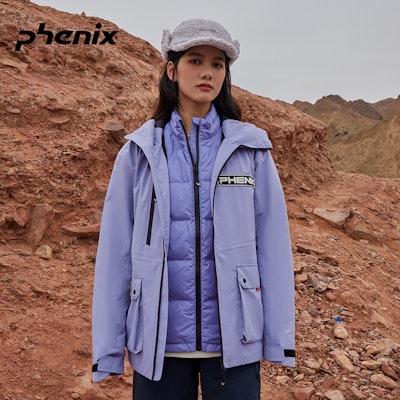 Phenix SP27 系列純色Logo印花拉鍊羽絨外套 男女款 PEAU2OT70 3