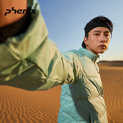 Phenix SP27 系列純色Logo印花拉鍊羽絨外套 男女款 PEAU2OT70 9