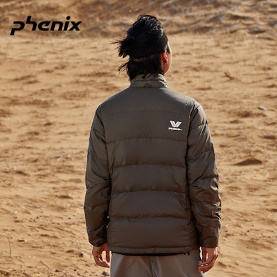 Phenix SP27 系列純色Logo印花拉鍊羽絨外套 男女款 PEAU2OT70 17