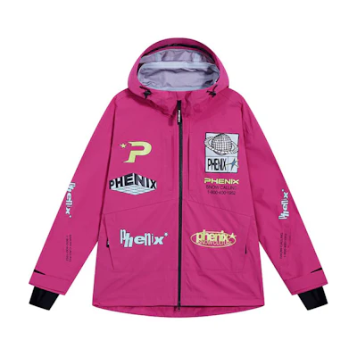 Phenix SP27 Series Waterproof Windproof Breathable Ski Jacket Unisex with Hood PEBU2WT63