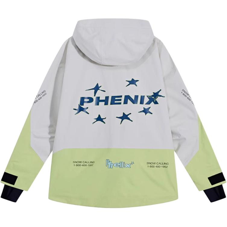 Lookbook フェニックス SP27 防水防風 通気性 スキージャケット フード付き ユニセックス PEBU2WT63