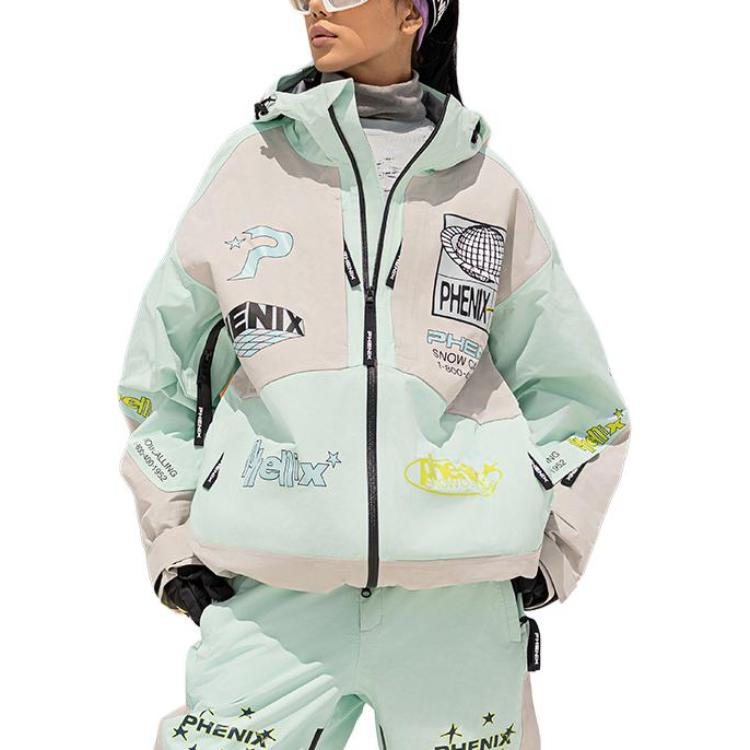 Shop フェニックス SP27 防水防風 通気性 スキージャケット フード付き ユニセックス PEBU2WT63