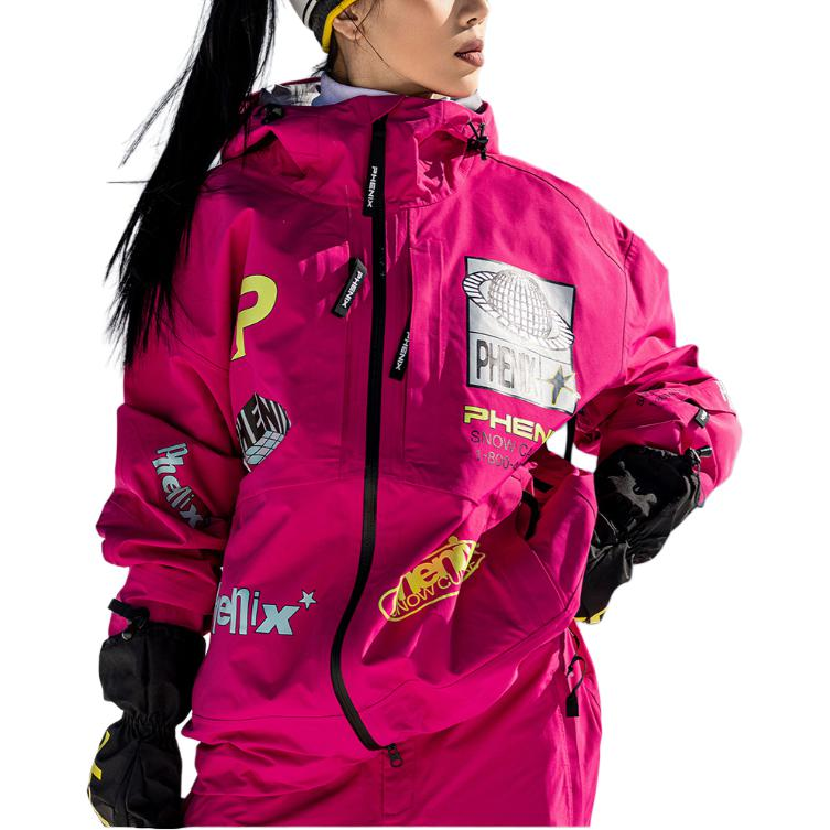 Sizing フェニックス SP27 防水防風 通気性 スキージャケット フード付き ユニセックス PEBU2WT63