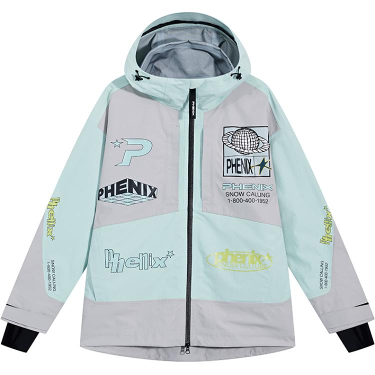 Cheap フェニックス SP27 防水防風 通気性 スキージャケット フード付き ユニセックス PEBU2WT63