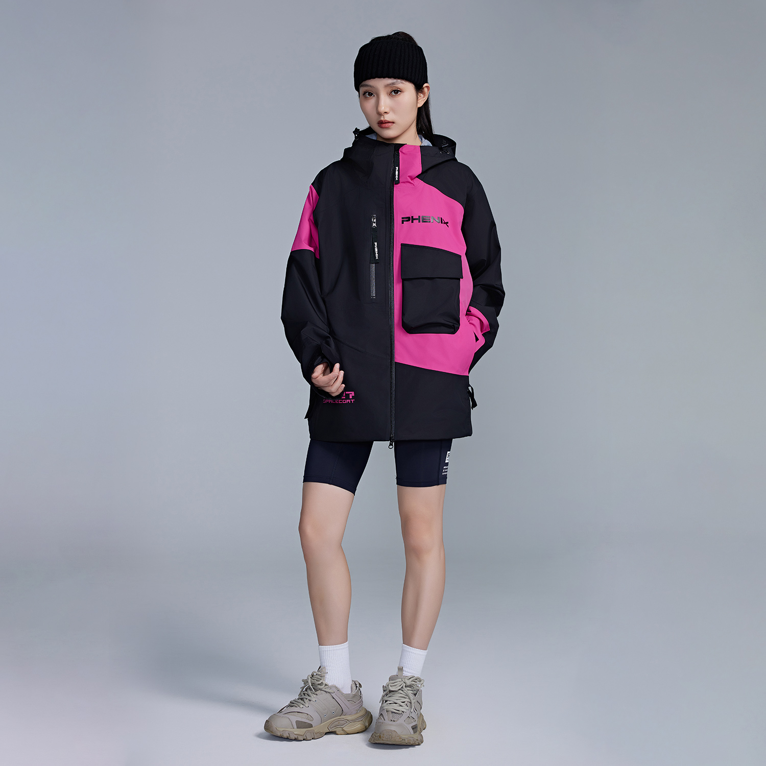 Purchase 페닉스 SP27 시리즈 방수 방풍 아웃도어 등산 자켓 통기 후드 포함. PEBU2WT57