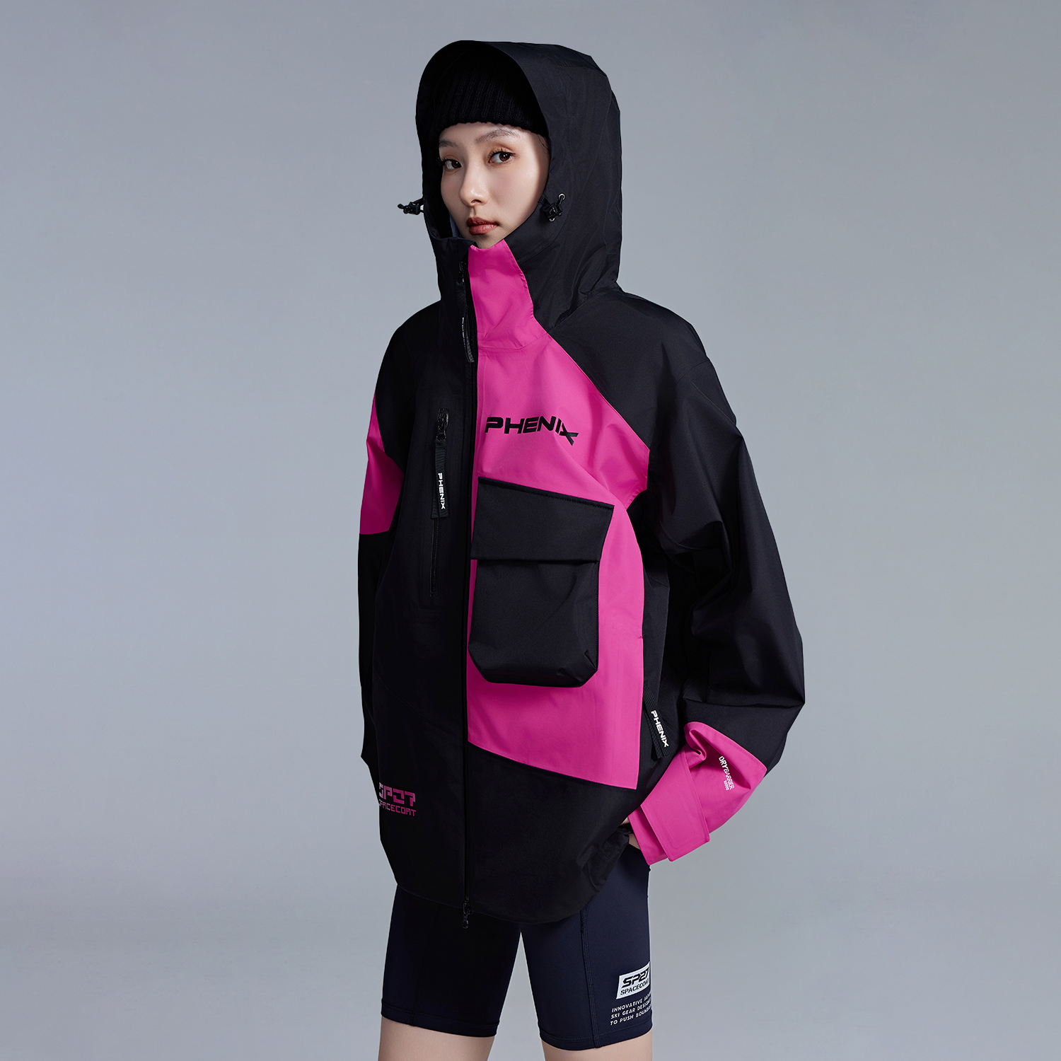 Sizing 페닉스 SP27 시리즈 방수 방풍 아웃도어 등산 자켓 통기 후드 포함. PEBU2WT57