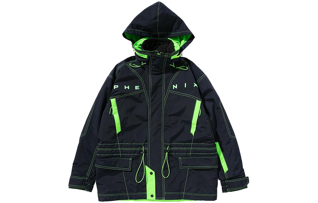 Phenix SP27 Vintage Waterproof Windproof Ski Jacket with Packable Hood Unisex. PCA72ST27