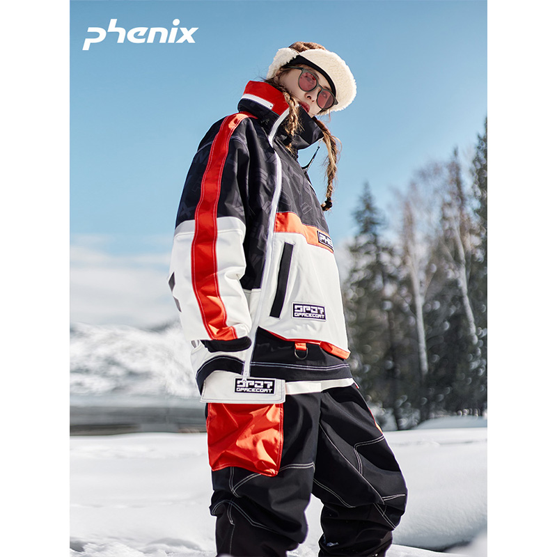 Details for Phenix SP27 防水透氣復古滑雪滑板男女羽絨外套 - 經典風格。 PCHU2OT10