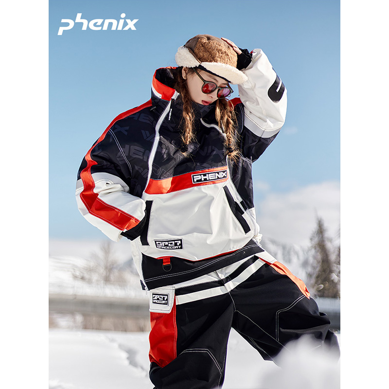 Cheap Phenix SP27 防水透氣復古滑雪滑板男女羽絨外套 - 經典風格。 PCHU2OT10