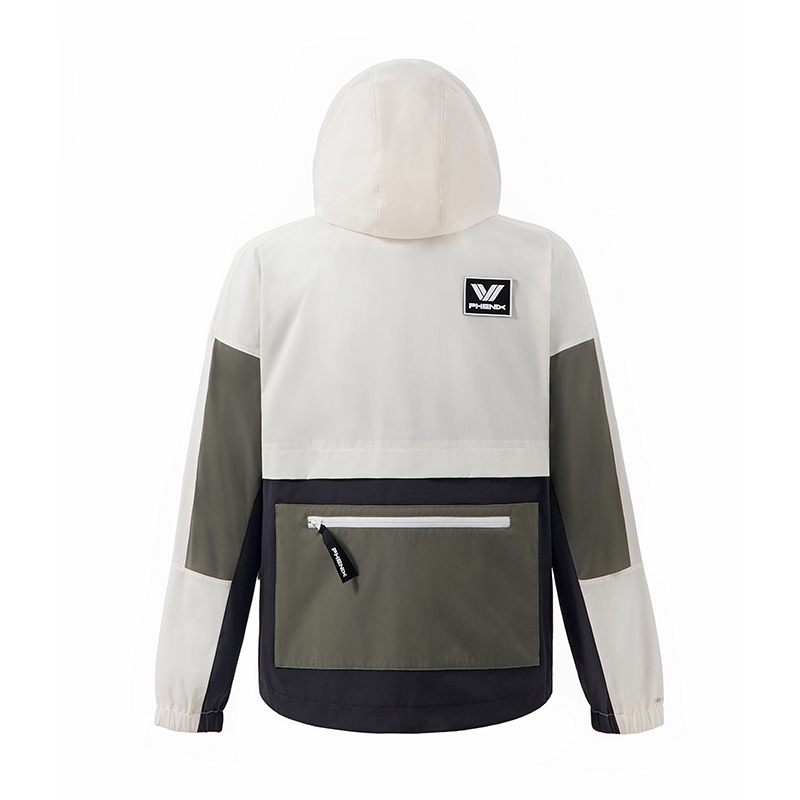 Lookbook Chaqueta Outdoor Unisex Phenix SP27 Impermeable y Transpirable Verde PEAU2WT48-OL