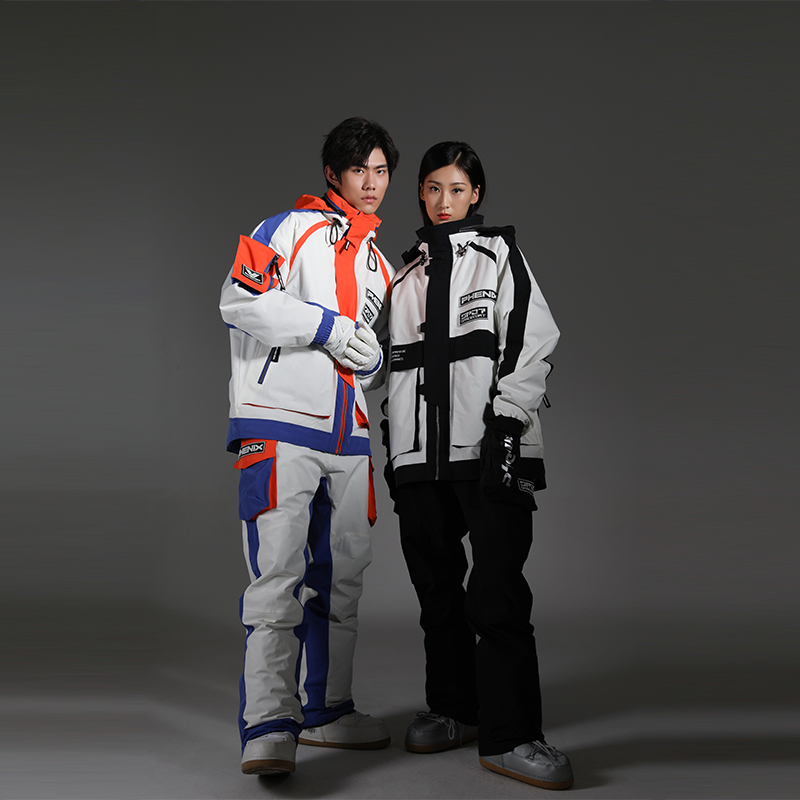 Sizing フェニックス SP27 防水 防風 断熱フード付きカップル用スキージャケット PCDU2OT20