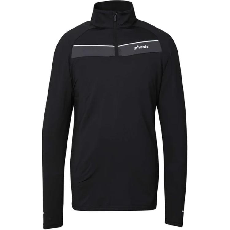 Phenix Striped Stand Collar Logo Long Sleeve Sweatshirt ESM23LS11