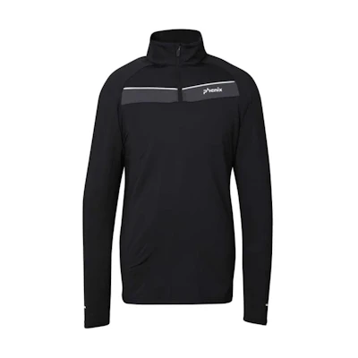 Phenix Striped Stand Collar Logo Long Sleeve Sweatshirt ESM23LS11