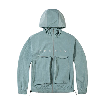 Phenix Waterproof Logo Sports Hoodie Jacket with Large Pocket PCB12WT01
