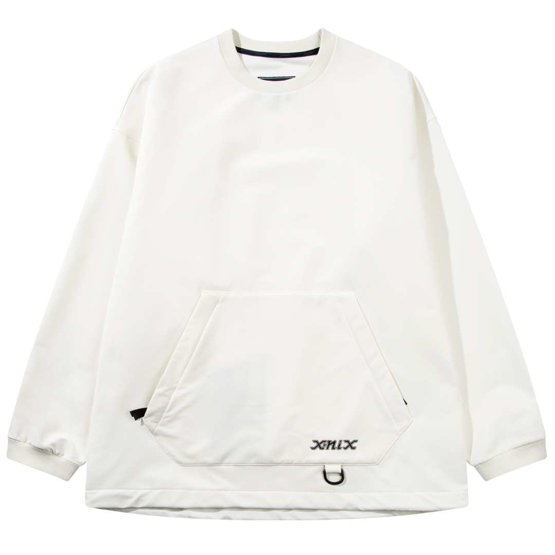 Phenix X-niX Unisex Loose Fit Crewneck Pullover Sweatshirt Long Sleeve Solid Color PCFU2WT82 圖 2