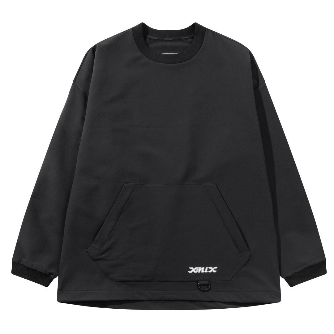 Phenix X-niX Unisex Loose Fit Crewneck Pullover Sweatshirt Long Sleeve Solid Color PCFU2WT82 圖 7