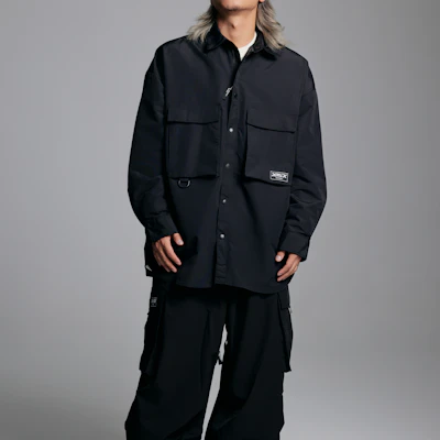 Jaket Phenix X-niX Unisex Anti Air Longgar Warna Polos PCFU2WT80 1