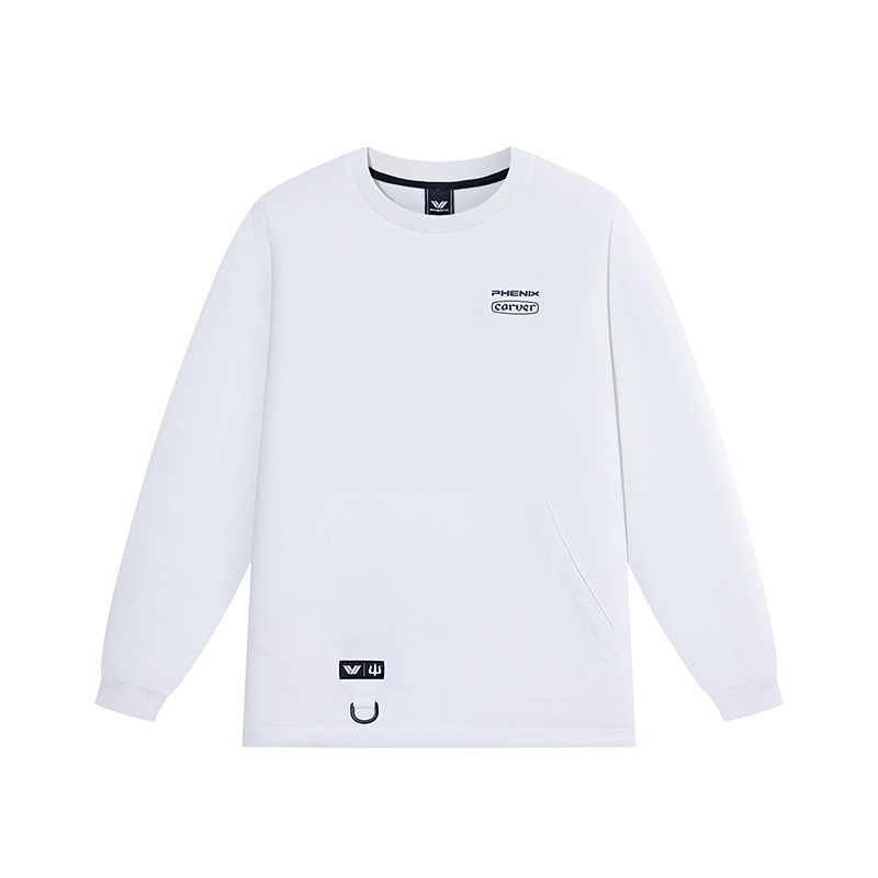 Phenix Carver Letter Print Casual Pullover Sweatshirt Unisex PCHU2WT14