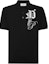 Order PHILIPP PLEIN 黑色對比標誌印花短袖POLO衫。 SADC-MTK6882-PTE003N-02