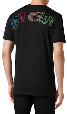 PHILIPP PLEIN 黑色水晶刺繡圓領短袖T恤 SADC-MTK6815-PJY002N-02 Purchase PHILIPP PLEIN 黑色水晶刺繡圓領短袖T恤 SADC-MTK6815-PJY002N-02