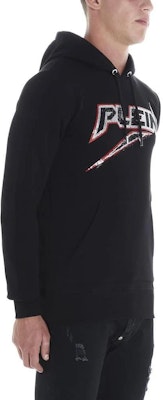 PHILIPP PLEIN 黑色連帽衫印有Logo與抽繩設計 MJB1608-PJO002N-02 Shop PHILIPP PLEIN 黑色連帽衫印有Logo與抽繩設計 MJB1608-PJO002N-02