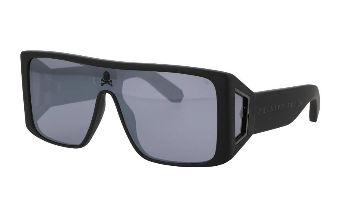 Order PHILIPP PLEIN 黑色不規則框時尚太陽眼鏡. SPP014M703X