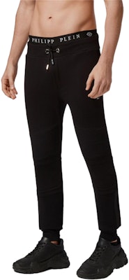 フィリッププレイン ブラック ジョギングパンツ スリムフィット カジュアルパンツ P20C-MJT1623-PJO002N-02 Purchase フィリッププレイン ブラック ジョギングパンツ スリムフィット カジュアルパンツ P20C-MJT1623-PJO002N-02