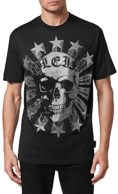 Philipp Plein 黑色水晶骷髏短袖T恤 FABC-MTK5638-PJY002N-02 Lookbook Philipp Plein 黑色水晶骷髏短袖T恤 FABC-MTK5638-PJY002N-02