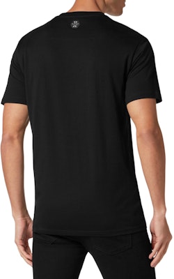 PHILIPP PLEIN 黑色骷髏標誌印花短袖圓領T恤 PADC-MTK7262-PJY002N-02 Purchase PHILIPP PLEIN 黑色骷髏標誌印花短袖圓領T恤 PADC-MTK7262-PJY002N-02