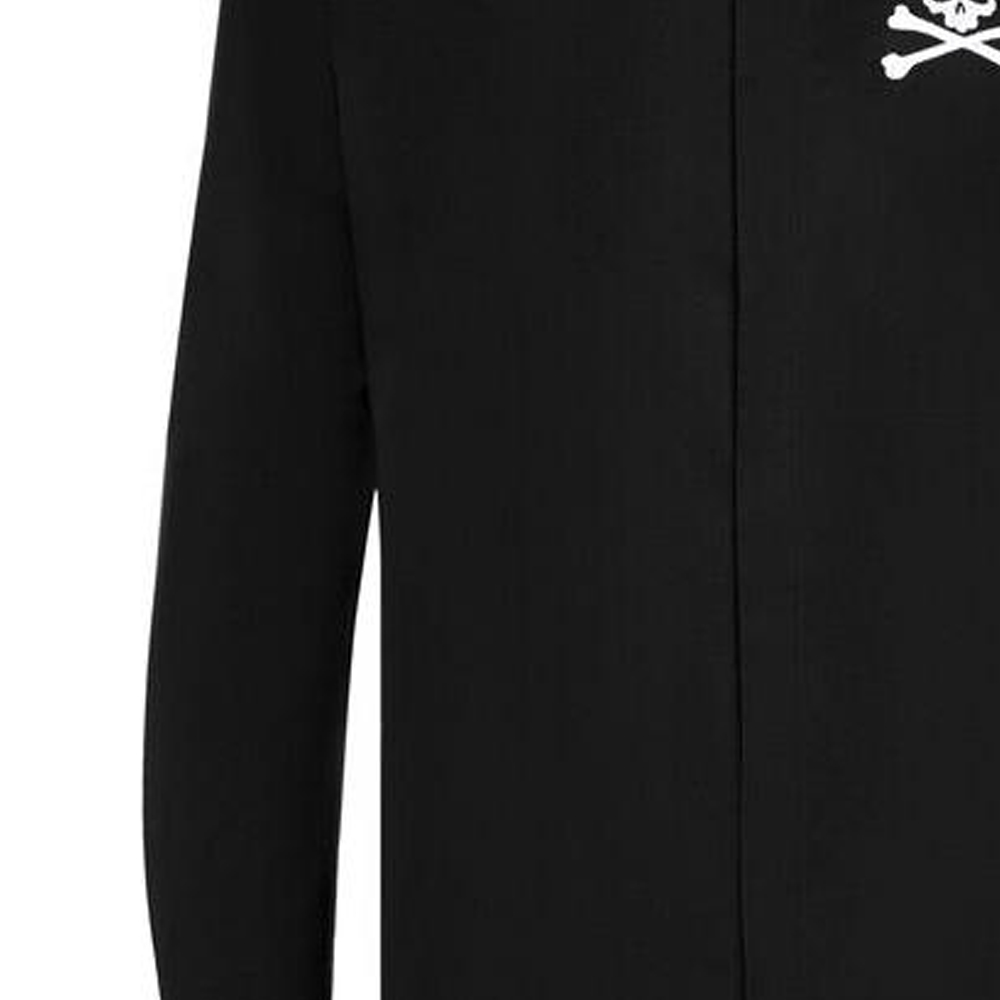 Sizing 필립 플레인 블랙 스컬 자수 긴팔 버튼업 셔츠 A19C-MRP1078-PTE012N-02