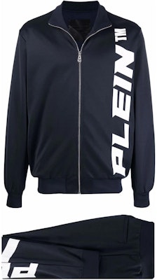 フィリッププレイン ジップカラー&ロゴデザイン付きカジュアルトラックスーツ PAAC-MJJ0319-PJO002N-02 Order フィリッププレイン ジップカラー&ロゴデザイン付きカジュアルトラックスーツ PAAC-MJJ0319-PJO002N-02