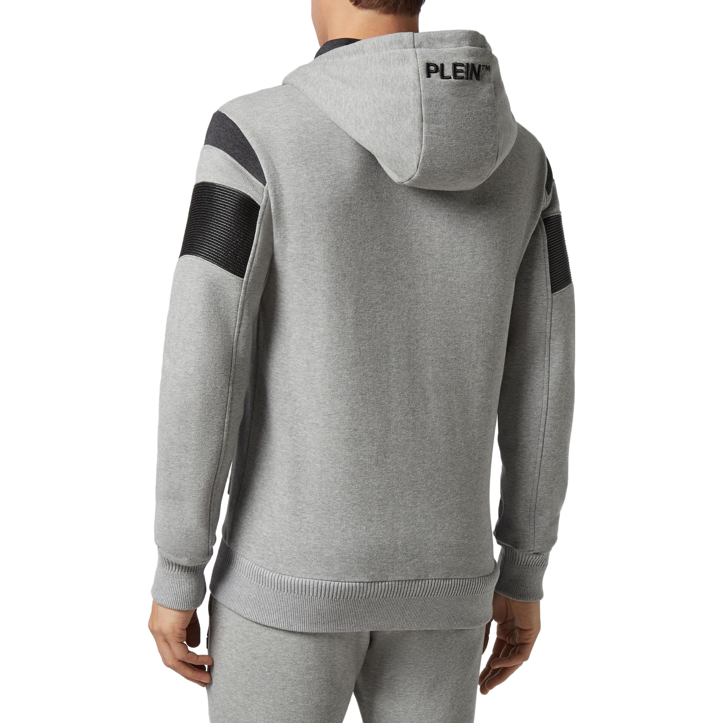 Purchase PHILIPP PLEIN 對比標誌連帽外套 - 灰色 S19C-MJB0874-PJO002N-10