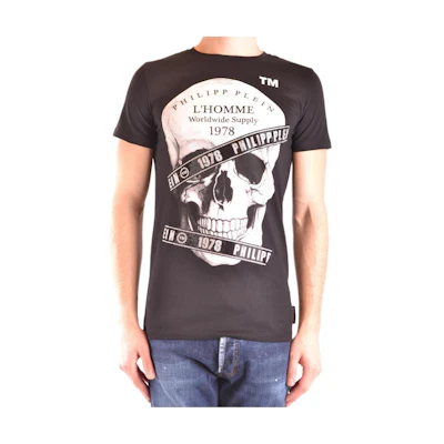Philipp Plein Crewneck Slim Fit Skull Graphic T-Shirt. MTK3033-PJY002N-02