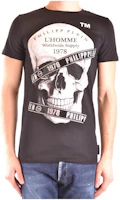 Order Philipp Plein 修身頸圓骷髏圖案T恤 MTK3033-PJY002N-02