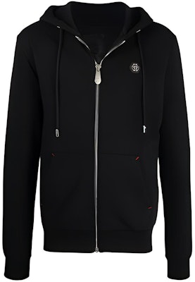 PHILIPP PLEIN 六邊形標誌拉鍊連帽外套 黑色 MJB2156PJO002N02 Buy PHILIPP PLEIN 六邊形標誌拉鍊連帽外套 黑色 MJB2156PJO002N02