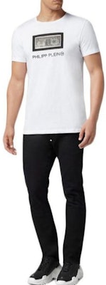 Camiseta Philipp Plein de Manga Corta con Estampado de Logo. MTK3030-PJY002N-01 Lookbook Camiseta Philipp Plein de Manga Corta con Estampado de Logo. MTK3030-PJY002N-01