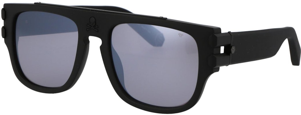 PHILIPP PLEIN 方形太陽眼鏡 黑色 - 時尚獨特 SPP011W703M Order PHILIPP PLEIN 方形太陽眼鏡 黑色 - 時尚獨特 SPP011W703M