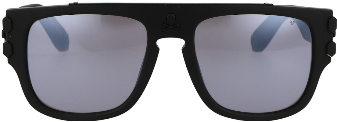 PHILIPP PLEIN 方形太陽眼鏡 黑色 - 時尚獨特 SPP011W703M Lookbook PHILIPP PLEIN 方形太陽眼鏡 黑色 - 時尚獨特 SPP011W703M