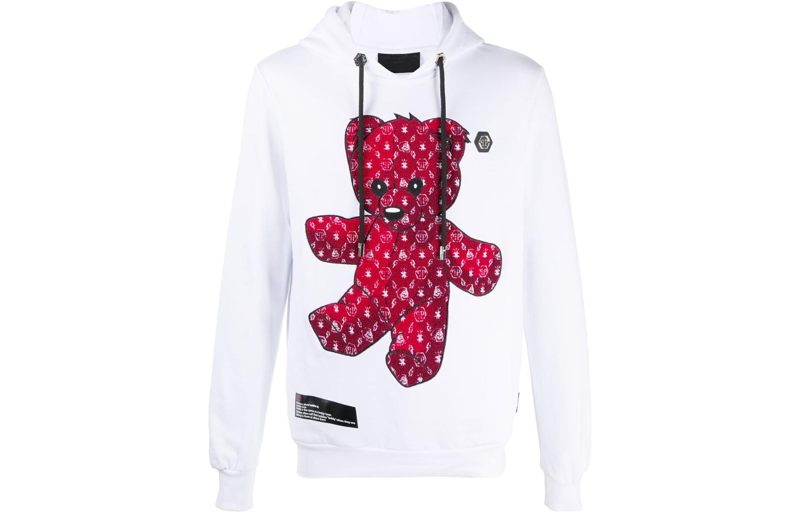 Order PHILIPP PLEIN 白熊印花連帽衫休閒衛衣 F20C-MJB2068-PJO002N-05