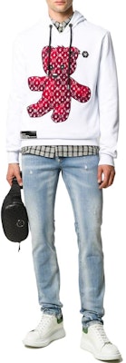 PHILIPP PLEIN 白熊印花連帽衫休閒衛衣 F20C-MJB2068-PJO002N-05 Lookbook PHILIPP PLEIN 白熊印花連帽衫休閒衛衣 F20C-MJB2068-PJO002N-05