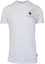 Buy フィリッププレイン 白 ロゴプリント カジュアル 半袖 Tシャツ PAAC-MTK5119-PJY002N-01