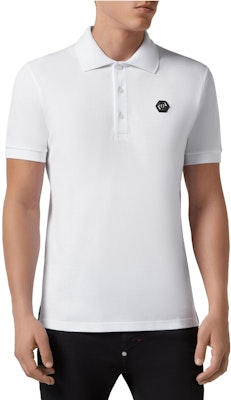 フィリッププレイン ホワイト スカルプリント スリムフィット ポロシャツ. S19C-MTK3004-PJY002N-01 Purchase フィリッププレイン ホワイト スカルプリント スリムフィット ポロシャツ. S19C-MTK3004-PJY002N-01