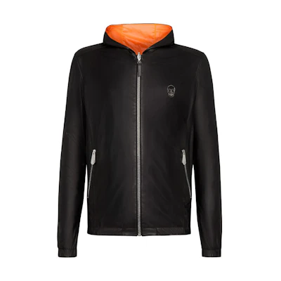 PHILIPP PLEIN Black Casual Long-Sleeve Hoodie Jacket A20C-MLB1265-PLE010N-02