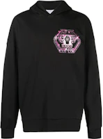 PHILIPP PLEIN Black Graphic Print Hoodie Long Sleeve Sweatshirt AABC-MJB2846-PJO002N-02 PHILIPP PLEIN Black Graphic Print Hoodie Long Sleeve Sweatshirt AABC-MJB2846-PJO002N-02